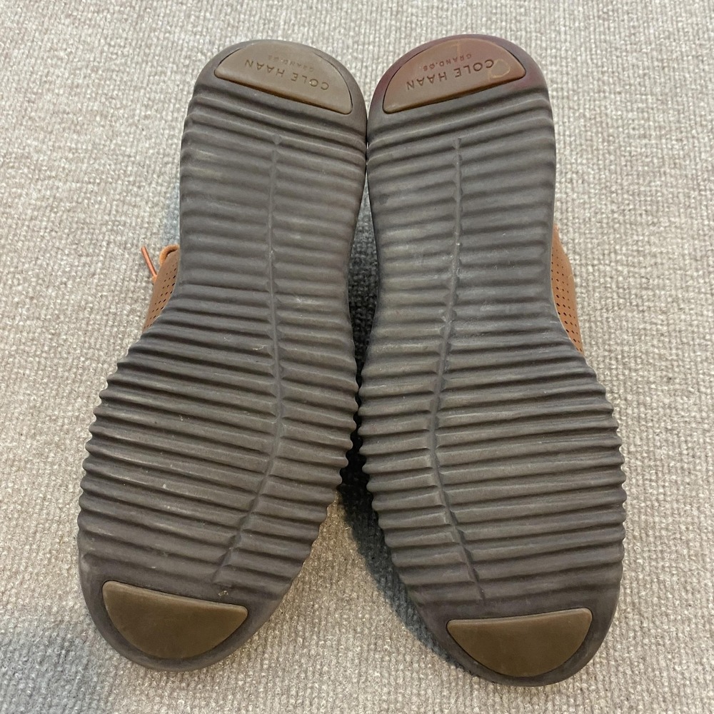 Cole Haan Zerogrand Shoes Mens Size 8.5 Brown Leather Grand.OS Sneakers C25351 - Picture 9 of 11
